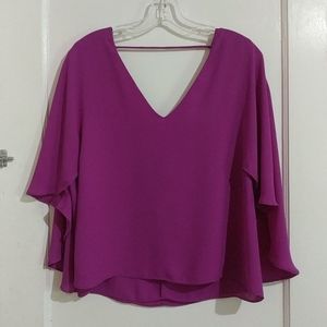 Flowy royal purple top size M